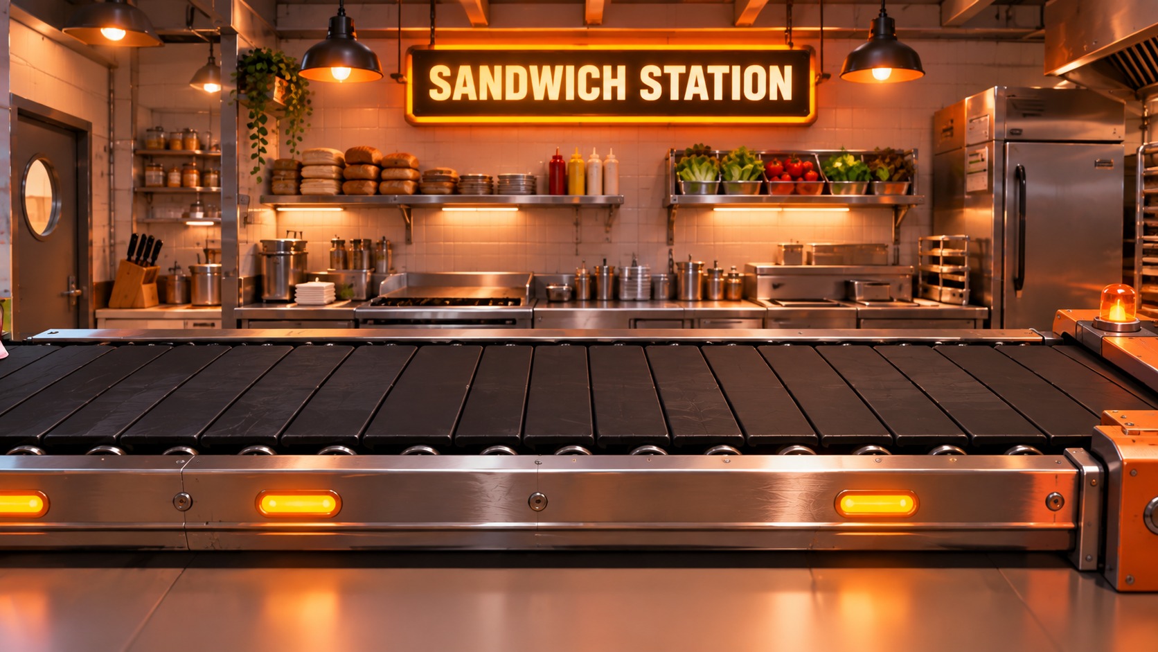 Sandwich Station kitchen